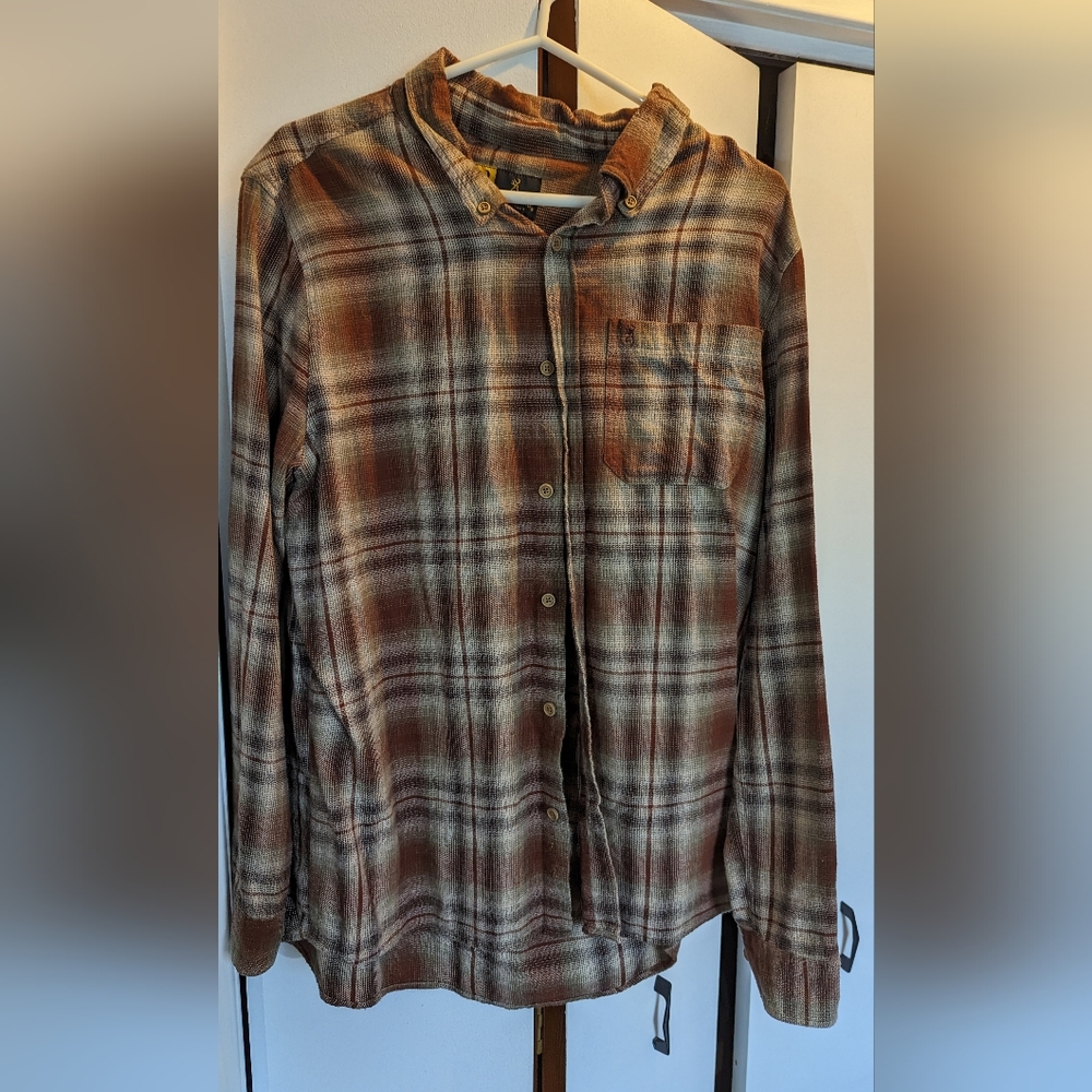 Browning brown long sleeve button up size L